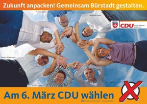 Plakat CDU Bürstadt 2016